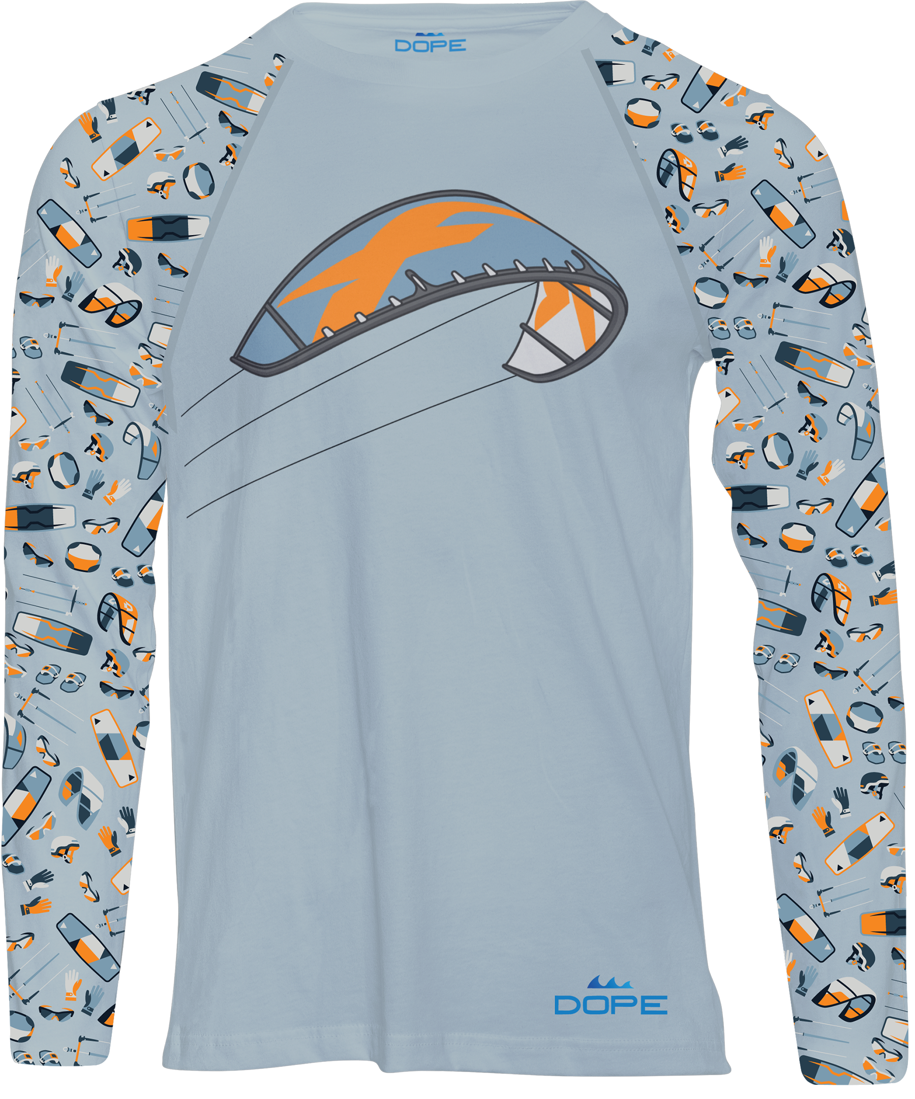 Kitesurfing - Long Sleeve Performance T-shirt